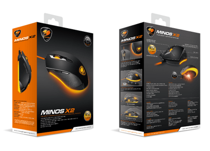 Mouse Cougar Minos X2 caja packaging