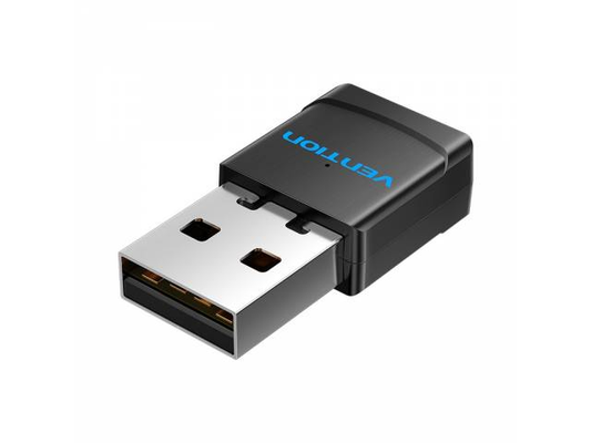 Adaptador Wi-Fi USB Vention KDSB0 negro vista frontal