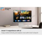 Samsung Smart Monitor M8 lifestyle sala de estar