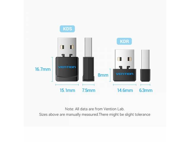 Vention KDS vs KDR comparativa tamaño dimensiones