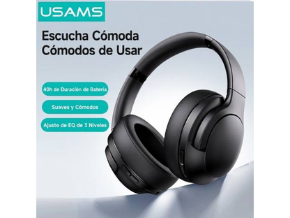 Auriculares Bluetooth YJ Series 40Hs Negro UJ29 USAMS