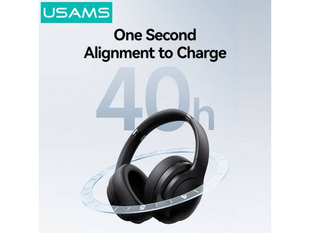 Auriculares Bluetooth YJ Series 40Hs Negro UJ29 USAMS
