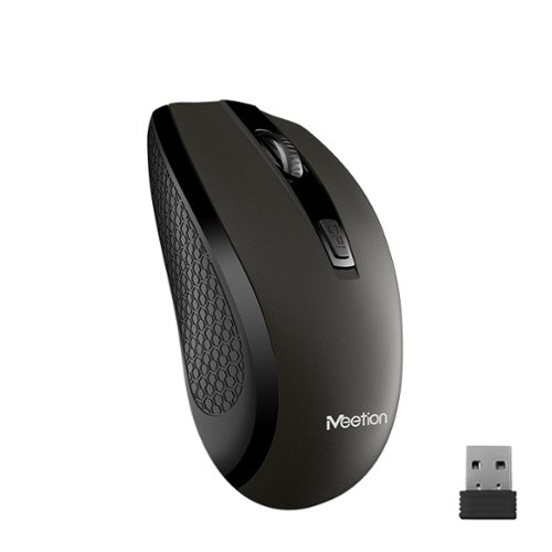Mouse Inalámbrico Meetion R560 Negro 1600 DPI Silencioso